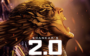 Poster of 2.0 - the ninth-most expensive non-English-language film by production cost ($75,000,000)